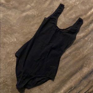 Black Lace/mesh American Apparel Bodysuit